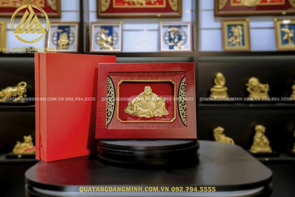Tranh Di Lặc Dát Vàng 24k-Ý Nghĩa Và Giá Trị Phong Thuỷ