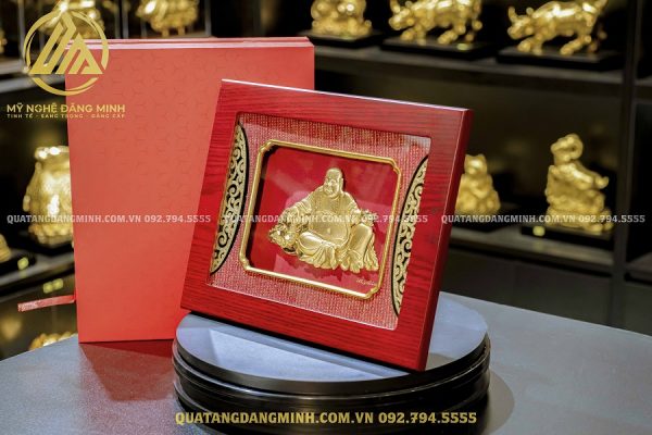 Tranh Di Lặc Dát Vàng 24k-Ý Nghĩa Và Giá Trị Phong Thuỷ