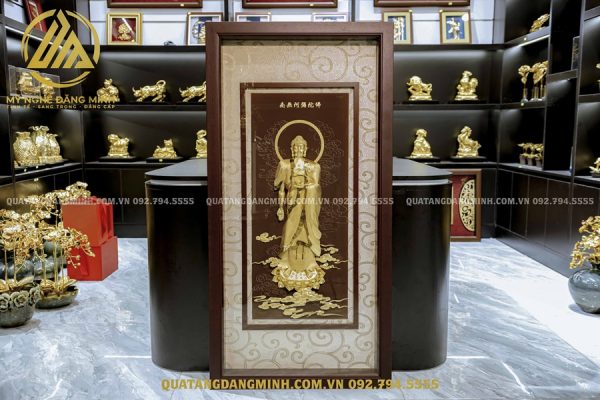 Tranh Phật A Di Đà Dát Vàng – Vẻ Đẹp Tâm Linh Vượt Thời Gian