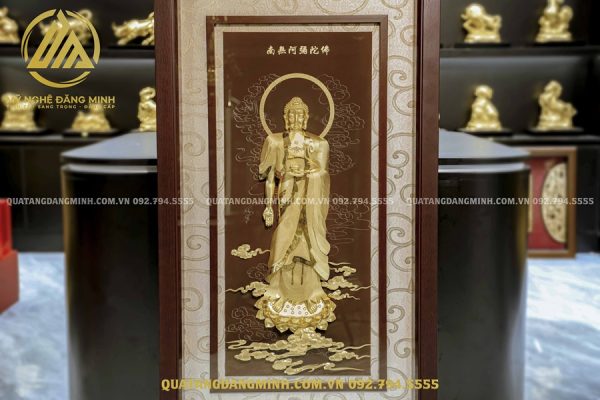 Tranh Phật A Di Đà Dát Vàng – Vẻ Đẹp Tâm Linh Vượt Thời Gian