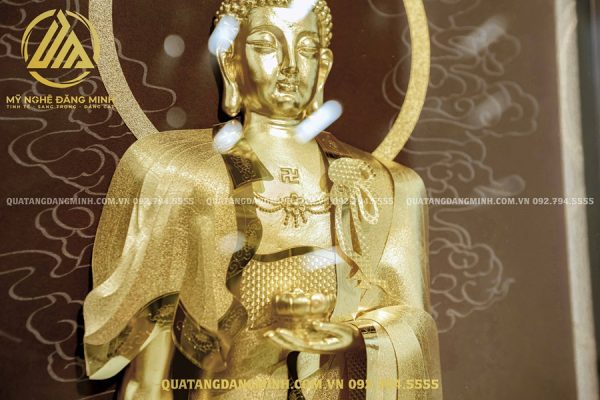 Tranh Phật A Di Đà Dát Vàng – Vẻ Đẹp Tâm Linh Vượt Thời Gian
